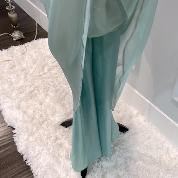 Seafoam Green Evening Gown by Alex Evenings NWT - Picture 9 of 10